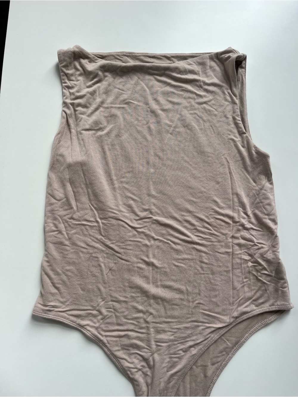 Target Women's Sleeveless Bodysuit in Light Taupe